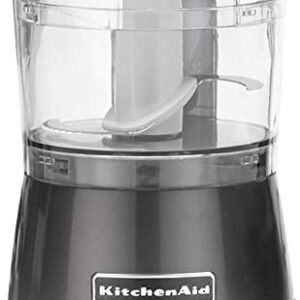 KitchenAid KFC3511QG 3.5-Cup Food Chopper - Liquid Graphite (RENEWED) CERTIFIED REFURBISHED