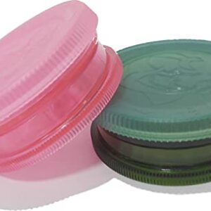 Xik Xak Plastic Grinders For Herbs | Build-In Storage With Lid | Pack of Two Units