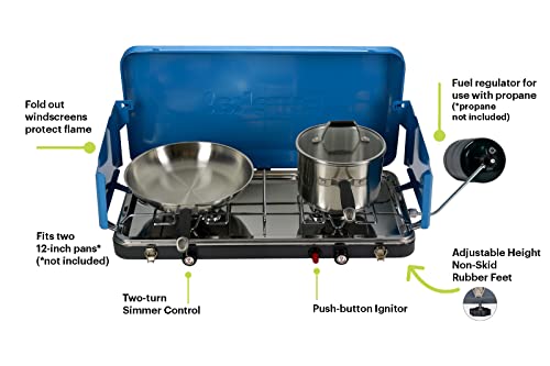 Eureka! Ignite Plus Portable Two-Burner Camping Stove