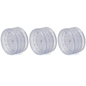 12 Pack Herb Grinder For Manual, 2.5in Small Spice Grinder With Storage, Portable And Disposable Plastic Herb Grinder,Mix