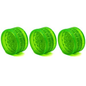 12 Pack Herb Grinder For Manual, 2.5in Small Spice Grinder With Storage, Portable And Disposable Plastic Herb Grinder,Mix