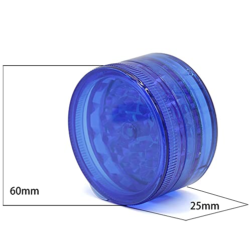 12 Pack Herb Grinder For Manual, 2.5in Small Spice Grinder With Storage, Portable And Disposable Plastic Herb Grinder,Mix