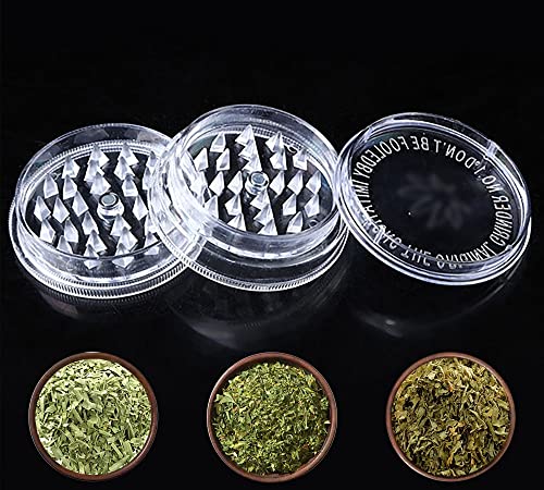 12 Pack Herb Grinder For Manual, 2.5in Small Spice Grinder With Storage, Portable And Disposable Plastic Herb Grinder,Mix