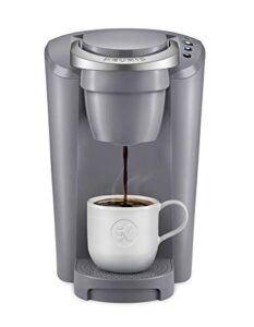 keurig k-compact single-serve k-cup pod coffee maker (grey)