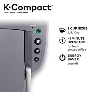 Keurig K-Compact Single-Serve K-Cup Pod Coffee Maker (Grey)