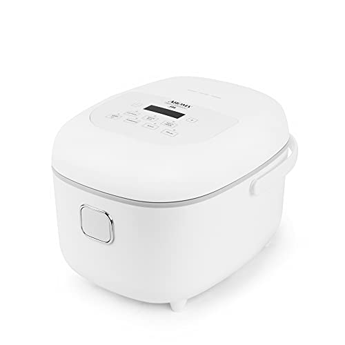 Aroma Housewares Professional 8-Cups (Cooked) / 2Qt. 360° Induction Rice Cooker & Multicooker (ARC-7604), White