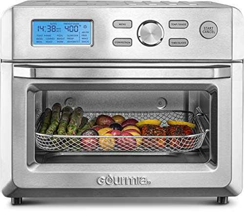 Gourmia GTF7600 16-in-1 Multi-function, Digital Stainless Steel Air Fryer Oven - 17 Cooking Presets