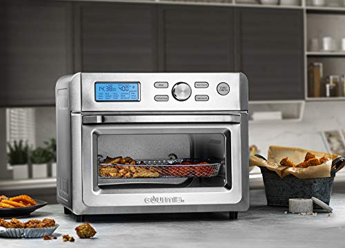 Gourmia GTF7600 16-in-1 Multi-function, Digital Stainless Steel Air Fryer Oven - 17 Cooking Presets