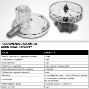 Cuisinart FP-110 Core Custom 10-Cup Multifunctional Food Processor, White and Stainless