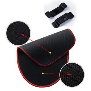 Kitchen Appliance Slider Mats, Furniture Slider with Two Cord Organizers, Sliding Mouse Pad for Kitchen Stand Mixer 5-8 Qt Bowl Lift Stand Mixer, Kitchen Mixers Accessories(5-8 Qt Tilt, Black)