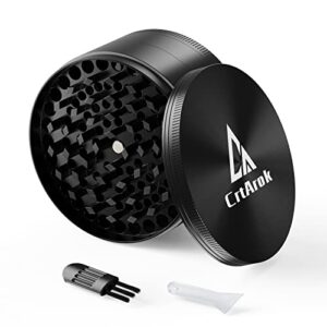 crtarok spice grinder, large 3.0 inch (black)