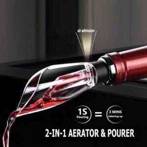 JLHOBBY Electric Wine Opener, Automatic Corkscrew Bottle Opener with Foil Cutter,One-Click Button Reusable with 4 AA Batteries Powerful Wine Openers for Home,Kitchen,Party and Bar