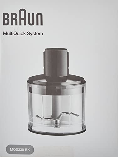 Braun MQS230BK MultiQuick Chopper Hand Blender, 2-Cup