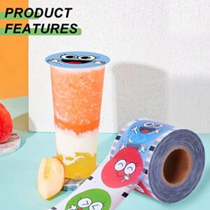 JIAWANSHUN Cup Sealer Film 90-105mm (3.55"- 4") for Boba Milk Tea Cup Sealing Film