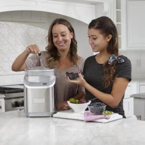 Cuisinart ICE-70 Electronic Ice Cream Maker, Brushed Chrome (Renewed)