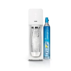 sodastream source sparkling water maker ,60l co2 ,white 1l bottle, white