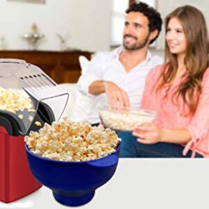 Hot Air Popper, Electric Popcorn Maker Machine with 1200W, No oil needed, Healthy and Delicious Snack for Kids, Adults. Great for Holding Parties in Home and Watching Movies with Family