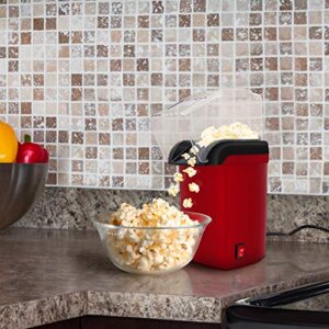 Hot Air Popper, Electric Popcorn Maker Machine with 1200W, No oil needed, Healthy and Delicious Snack for Kids, Adults. Great for Holding Parties in Home and Watching Movies with Family