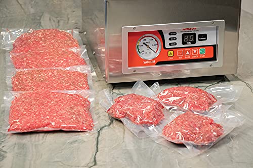 Chamber Vacuum Sealer, CM255, Perfect for Home and Commercial Kitchens, Industrial Grade Packaging Machine with High Powered Pump