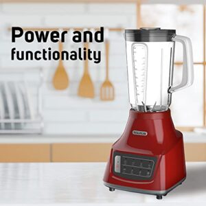 GRANDEUR TOUCH BLENDER BY Taurus |500 watts of peak blending power| glass jar with 48 oz large capacity| 6 pre-programmed smart settings and touch panel control 8 speed control & pulse function.