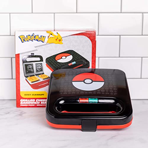 Uncanny Brands Pokemon Grilled Cheese Maker - Make Pokeball and Pikachu Sandwiches - Kitchen Appliance