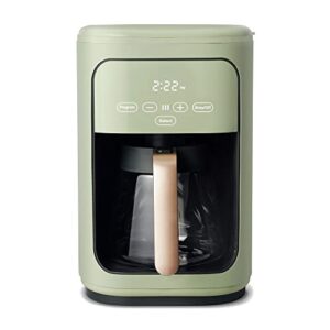 nw 14 cup programmable touchscreen coffee maker, sage green