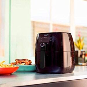 Philips Premium Digital Airfryer with Fat Removal Technology, Black (Compact, Digital Black, HD9741/56 (Includes Splatterproof Lid))