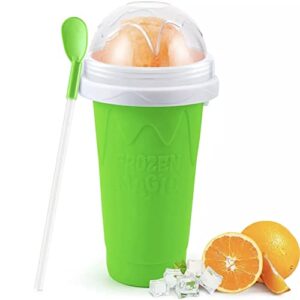 Slushy Cup, Smoothies Cup, Slushie Cup, Homemade Milk Shake Maker Frozen Magic DIY (Pink)