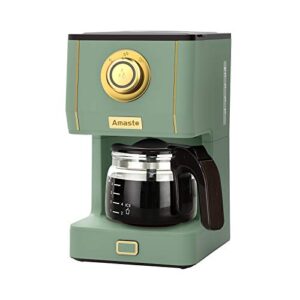 Amaste Retro Coffee Maker & Toaster Set- Matcha Green