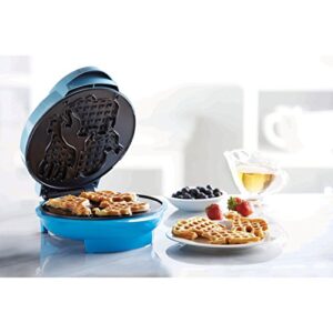 Brentwood Animal Shape Waffle Maker Machine, Non-Stick, Blue