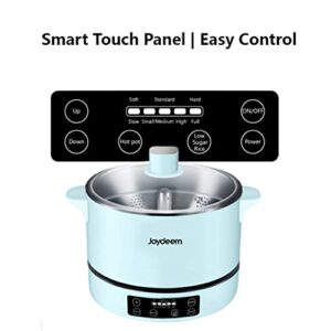 Joydeem Smart Lifting Electric Hot Pot, Steamer and Low Sugar Rice Cooker, Shabu Shabu Hot Pot, Food Grade Stainless Steel, 1500W, 4L