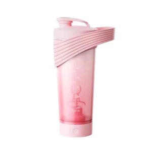 zwzx electric protein shaker bottle electric shake cup rechargeable high speed – made of tritan – bpa free – 28ounce portable mixing cup（pink）