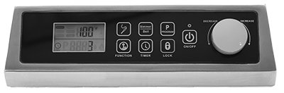 Max Burton 6515 Digital ProChef-1800 Induction Cooktop, Digital Controls, 10 Adjustable Watt and 15 Temperature Settings, Timer, Program Lock, Programmable Cooking, 1800W, 120V