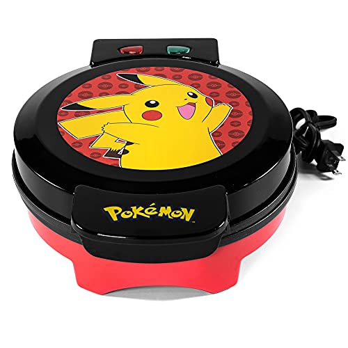 Uncanny Brands Pokemon Waffle Maker - Make Pikachu Waffles - Kitchen Appliance