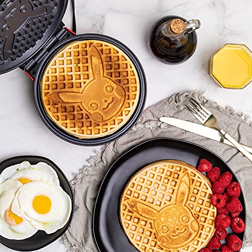 Uncanny Brands Pokemon Waffle Maker - Make Pikachu Waffles - Kitchen Appliance