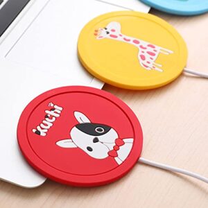 Coffee Mug Warmer Candle Warmer Plate - 3-Setting Cute Animals Design Mug Warmer for Desk, Temperature up to 149℉ for Office Home Desk Use