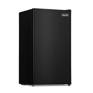 newair 3.3 cu.ft black mini fridge | adjustable shelves and reversible door | small refrigerator,dorm refrigerators,compact refrigerator, energy efficient