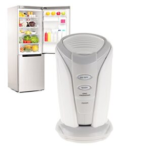 Fridge Deodorizer - Compact and Lightweight Ionic Refrigerator Freshener with High and Low Modes - Battery-Operated Fridge Accessories by Chef Buddy
