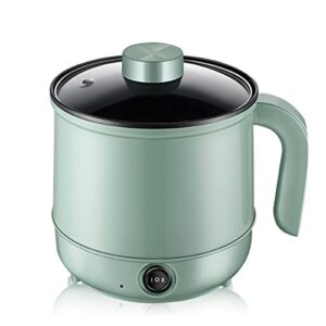 minter mini electric hot pot with steam rack, 1.7l rapid noodle cooker, mini hot pot, egg cooker, non-stick casserole, 110v 600w –