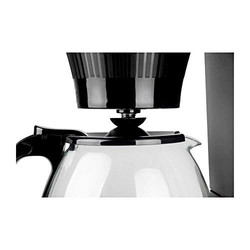 Taurus| Velvet Digital| Programmable Digital Coffee Maker for 24 Hours with Permanent Filter| (700 Watts)| Glass|Black