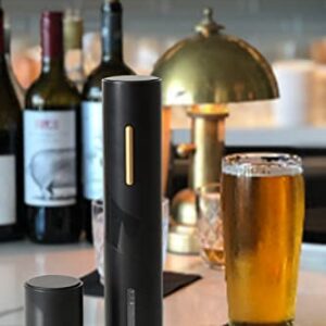 Hisip Electric Wine Opener, Battery Wine Bottle Opener Contains Beer Opener Wine Gift Set Automatic Corkscrew Electric Potable for Home Bar