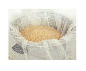 nylon fine mesh rice napkin, rice net, sushi rice, never over cooked rice!!