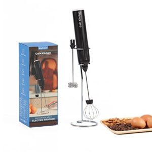 COLPRODUCT – Kitchen tool. Rechargeable drink mixer electric handheld. Milk frother for coffee, bubble tea, chocolate, frappe, and cocktail maker and scrambled eggs. Two mini whisk included.