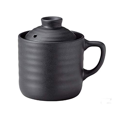 Donabe Microwave Rice Cooker Mug, 500ml, Random Color - Either Black or White