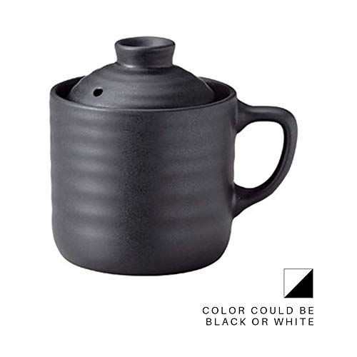 Donabe Microwave Rice Cooker Mug, 500ml, Random Color - Either Black or White