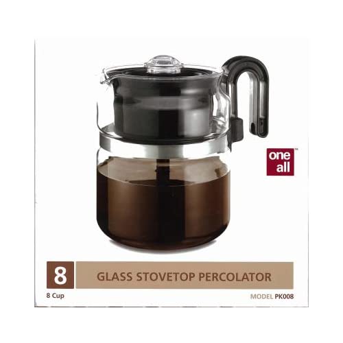 One-All 8 cups Clear Percolator