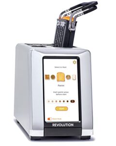revolution instaglo® r180s toaster + revolution panini press bundle. make grilled cheeses, quesadillas, paninis, tuna melts and other sandwiches in your toaster (2 items)