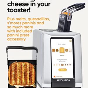 Revolution InstaGLO® R180S Toaster + Revolution Panini Press Bundle. Make grilled cheeses, quesadillas, paninis, tuna melts and other sandwiches in your toaster (2 items)