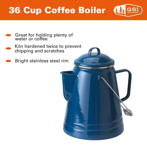 GSI Outdoors 01366 Coffee Boiler 36 Cup Black