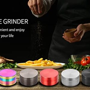 Shnlie Spice Grinder - Silver, 3inch